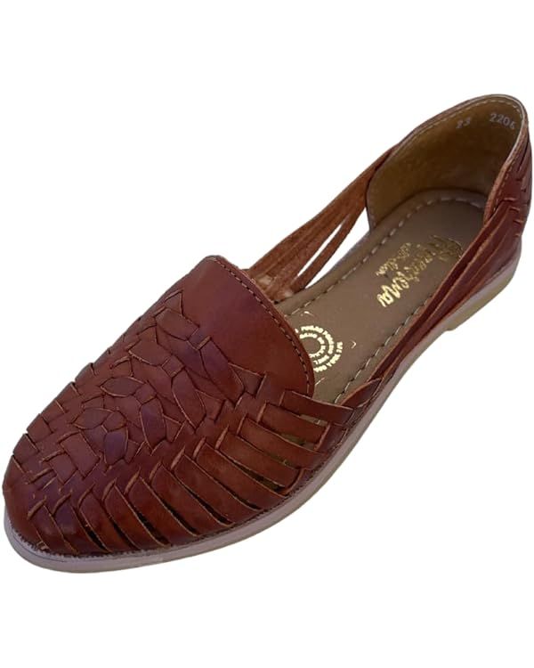 Sandals women Huarache Sandal Colorful Leather Mexican Style Color Shedron 2206 | Amazon (US)