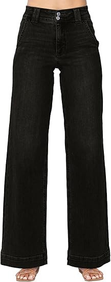 Astylish Jeans for Women Wide Leg High Waisted Stretchy Straight Leg Jean Baggy Trendy 2025 Denim... | Amazon (US)