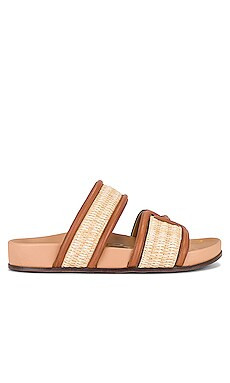 Sam Edelman Rowan Slide in Natural & Rich Cognac from Revolve.com | Revolve Clothing (Global)