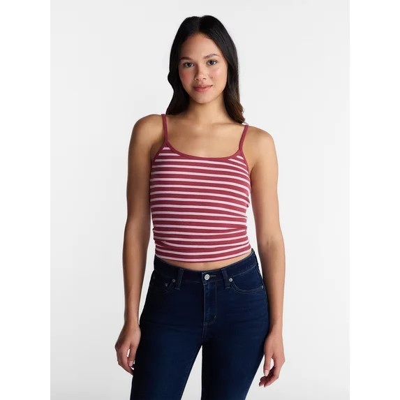 No Boundaries Scoop Neck Cami Top, Women's XXS-XXL | Walmart (US)