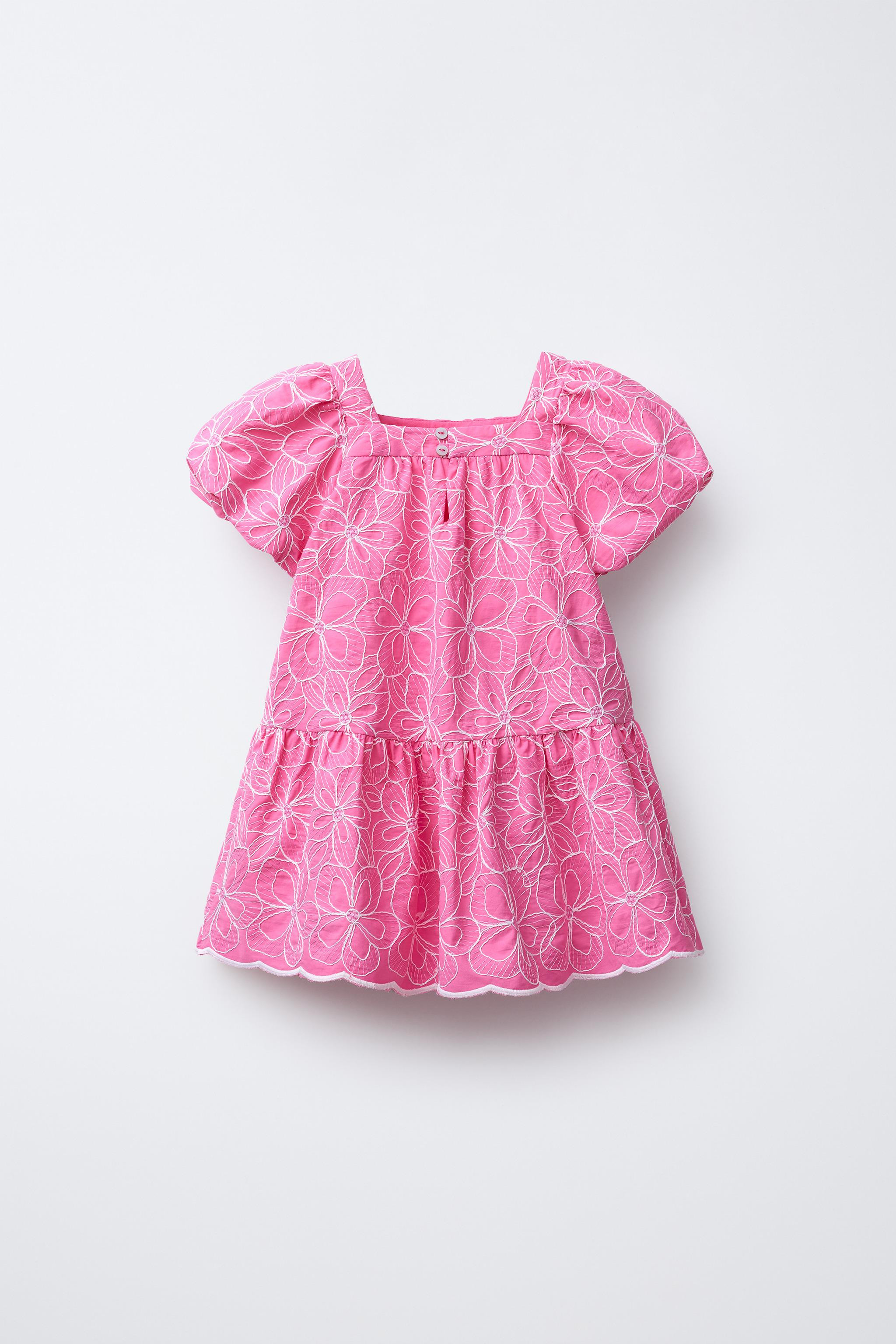 EMBROIDERED FLOWER DRESS | Zara US
