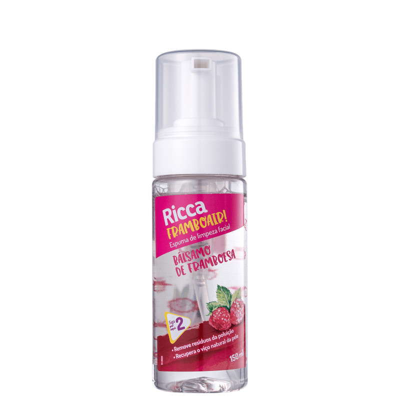 Ricca Framboair! Bálsamo de Framboesa
        
              - Espuma de Limpeza Facial 150ml | Beleza Na Web (BR)