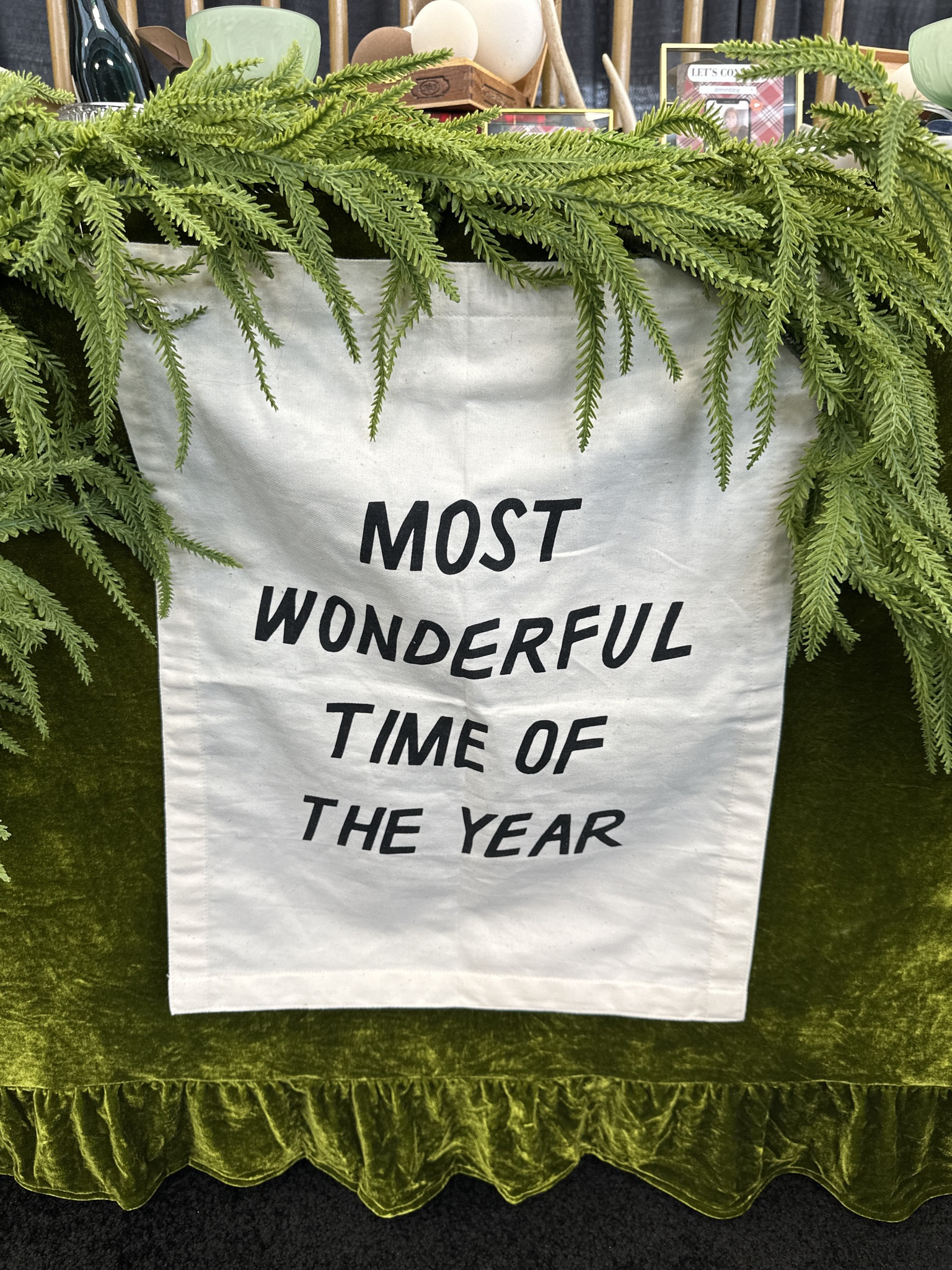 It really is! 
#mostwonderfultimeoftheyear #banners #holidaydecor

#LTKSeasonal #LTKHoliday #LTKHome