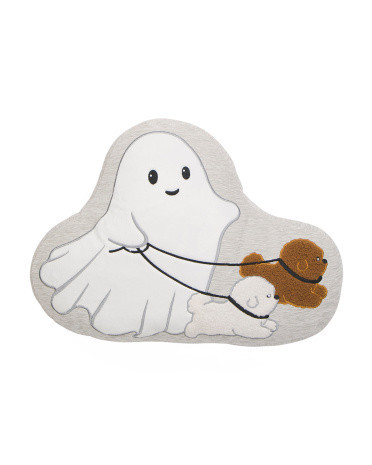 14X20 Spooky Ghost Walker Pillow, Polyester | TJ Maxx