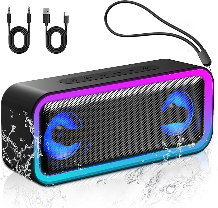 IKT Portable Bluetooth Speaker, 20W HD Sound, IPX7 Waterproof, Wireless, Big Sound and Deep Bass,... | Amazon (US)
