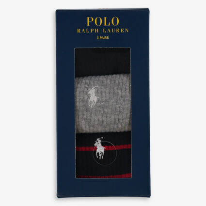 Three Pack Multicoloured Racing Socks | TK Maxx