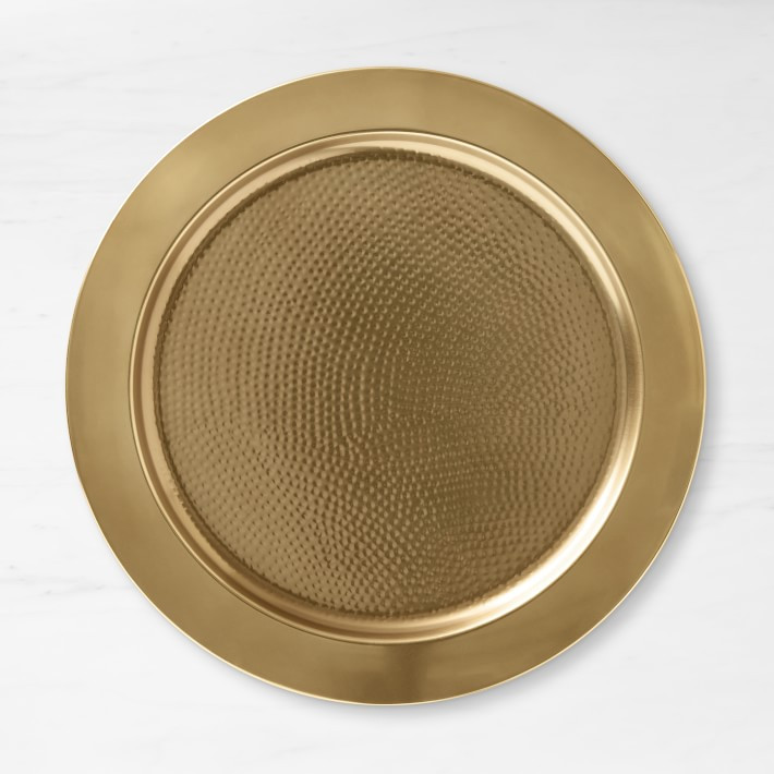 Antique Brass Charger Plate | Williams-Sonoma