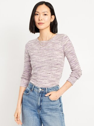 Plush-Knit Long-Sleeve T-Shirt | Old Navy (US)