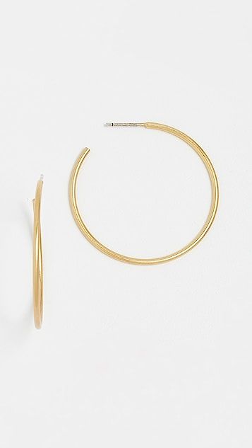 Medium Hoop Earrings | Shopbop