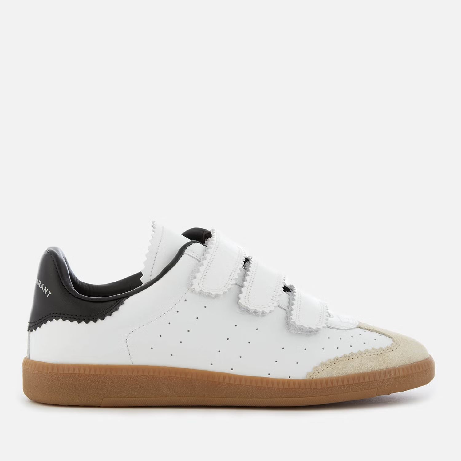 Isabel Marant Women's Beth Leather Triple Strap Trainers - White | Coggles (Global)
