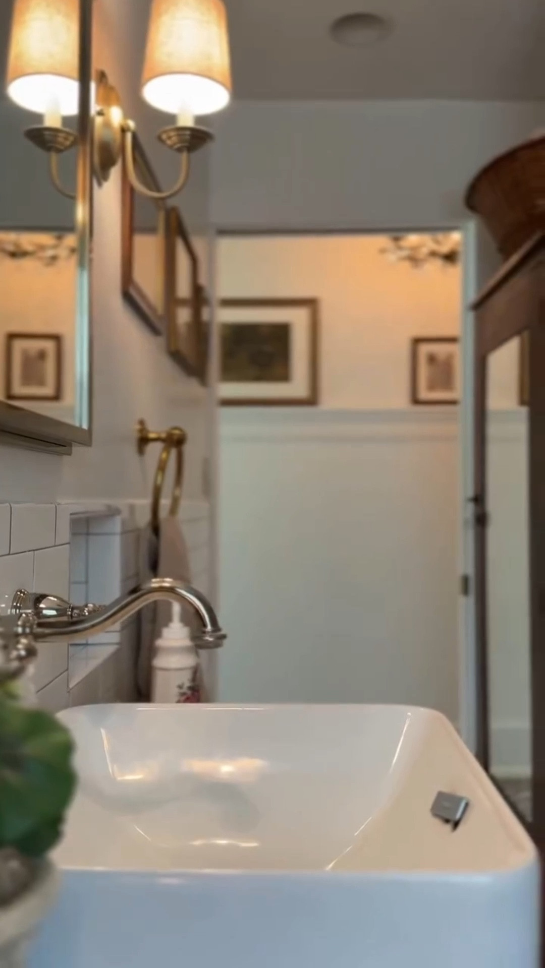 Hallway Makeover Finale! So , whats the
verdict? Was the vintage chandelier a good choice ?! This home project took me a minute to finish but you guys kept me motivated along the way. Thank you for always cosigning on my ideas.
#DIYProject #MakeoverSeries #cottagecoreaesthetic #thriftedhome #homedesignideas