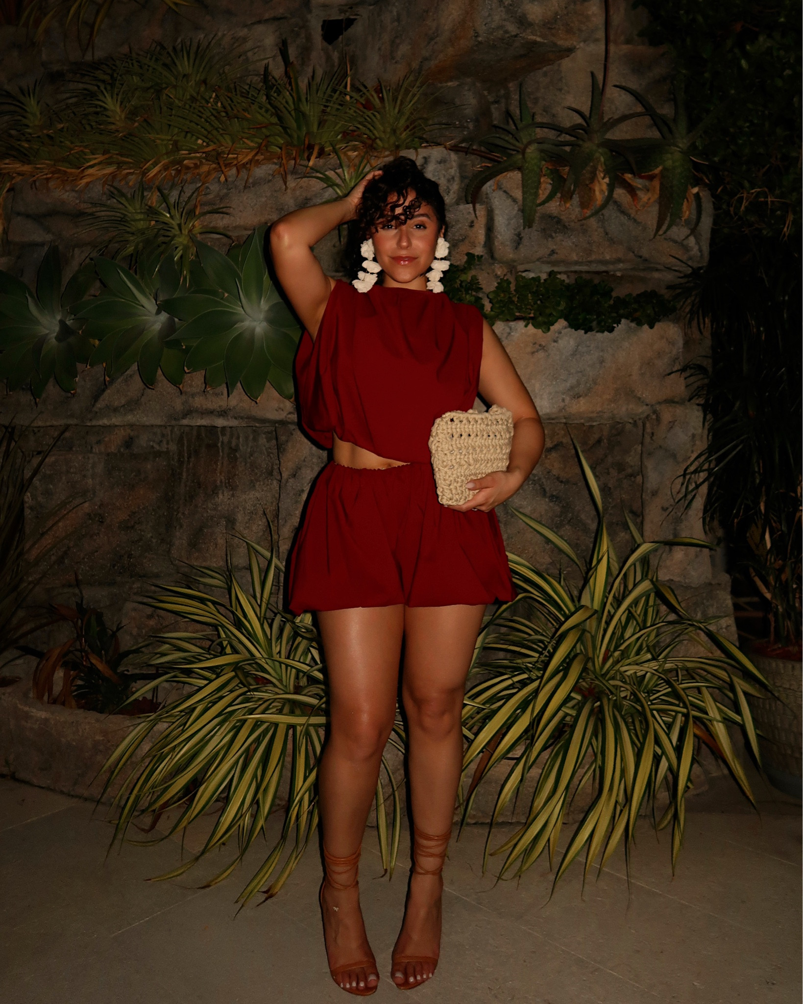Earrings Mango
Sandals Cult Gaia 
Bag ASOS 

Linked similar items 

#LTKPetite #LTKTravel #LTKgrwm