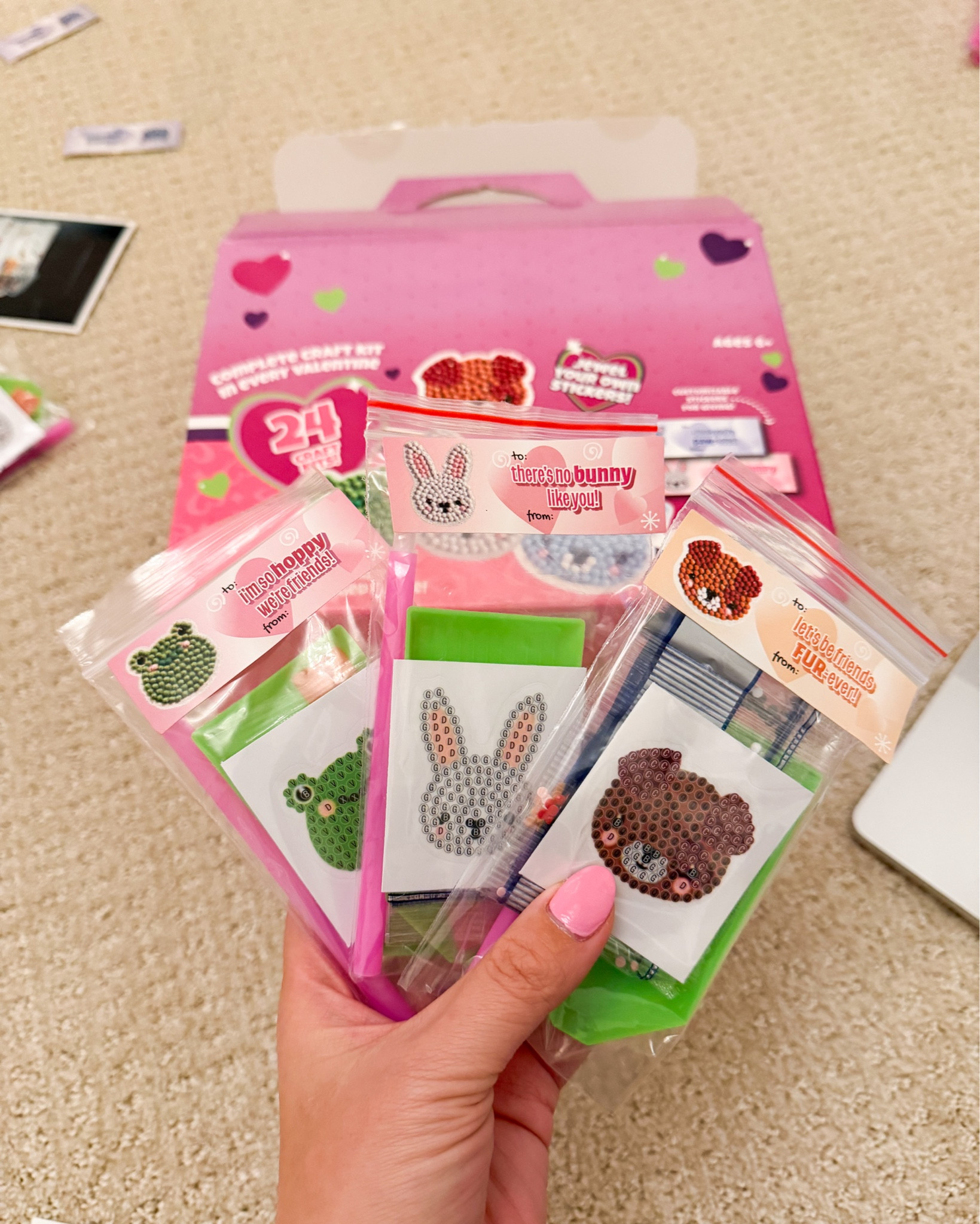 Class Valentine's gift - gem art craft for kids! 

5D Diamond painting kit, index card stock, ribbon, Cricut maker 3

#LTKKids #LTKHome #LTKValentine