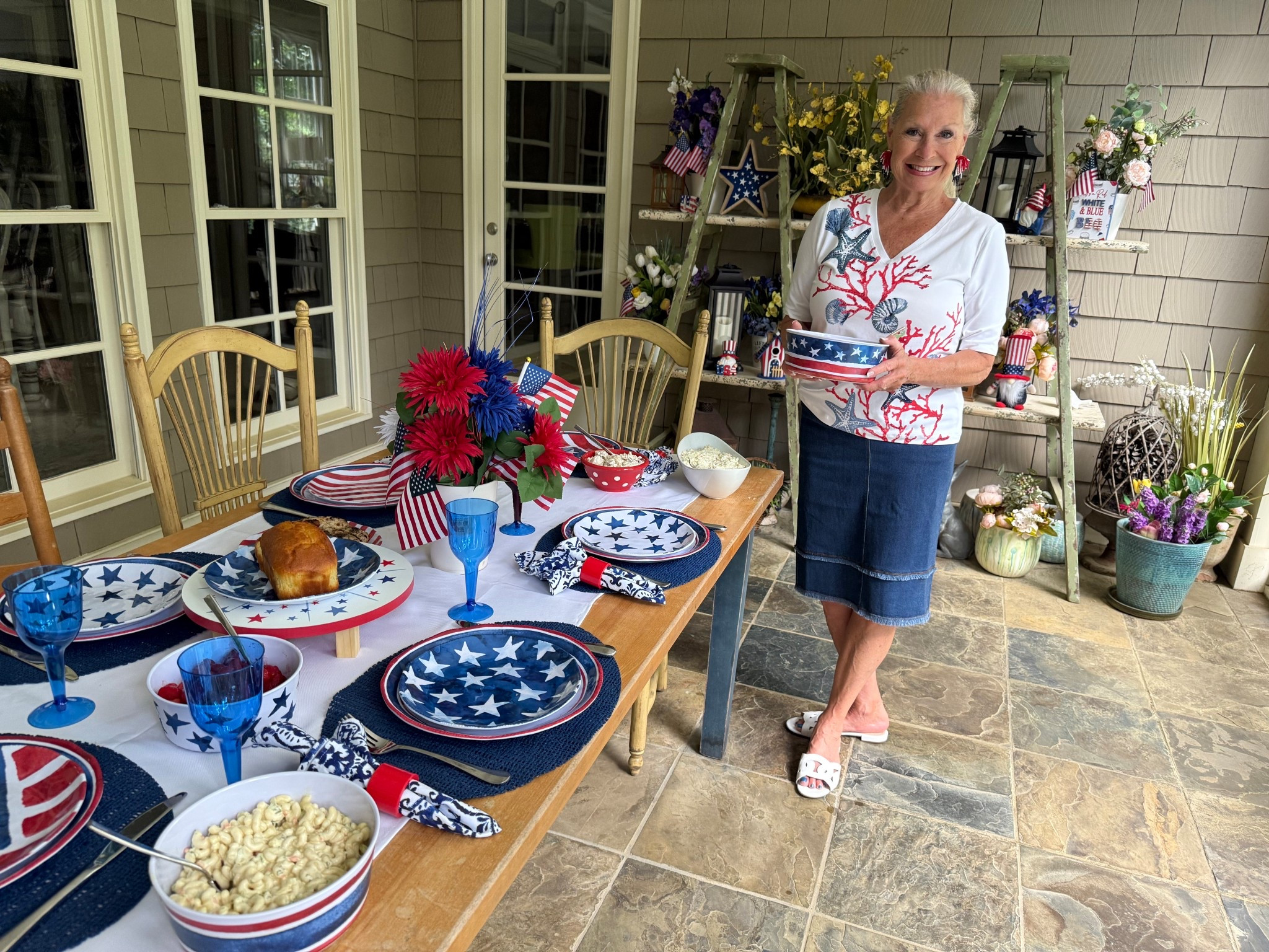 Getting ready for the 4th of July !

#LTKOver40 #LTKSeasonal #LTKMidsize