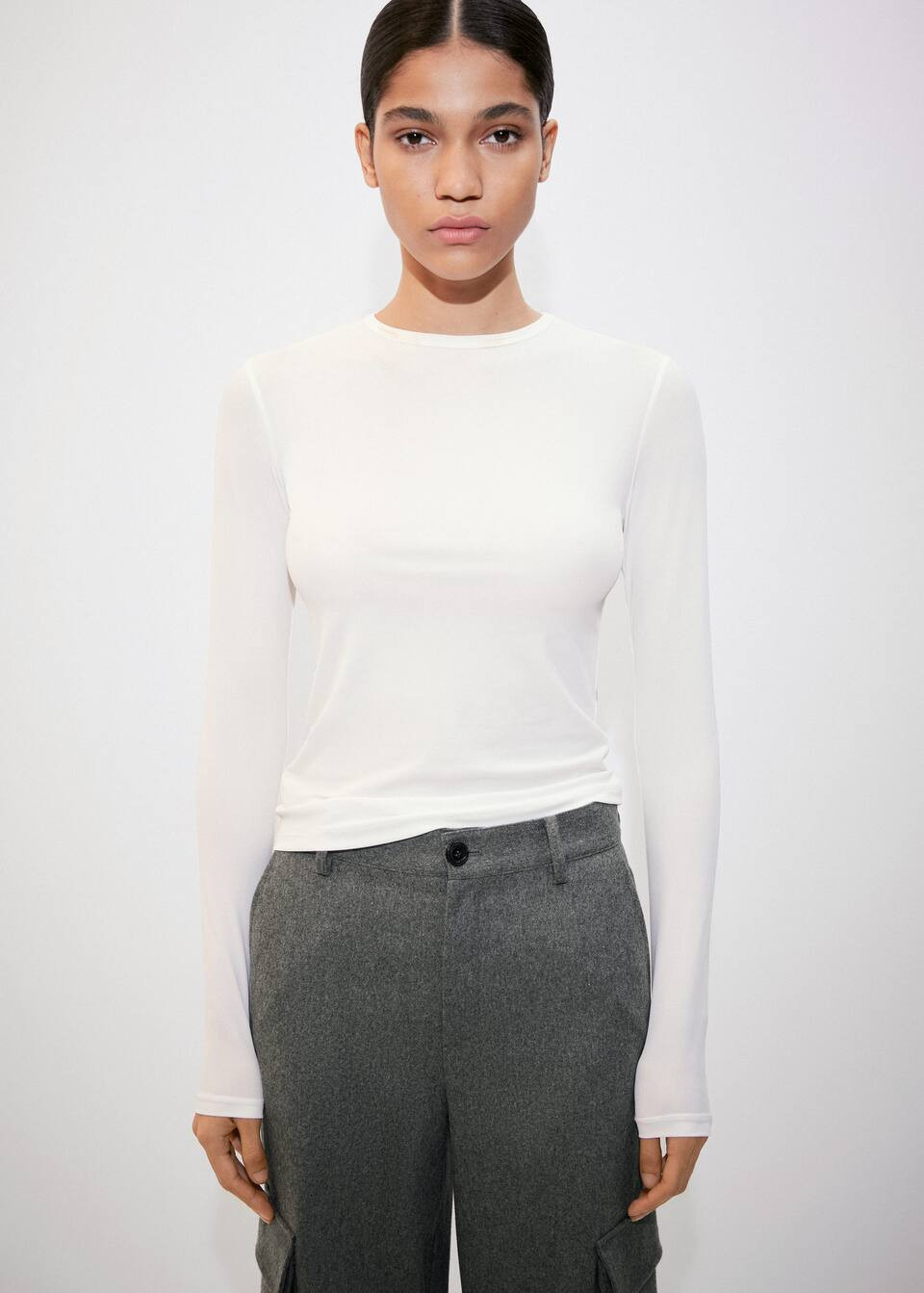 Search: White long sleeve (505) | Mango USA | MANGO (US)