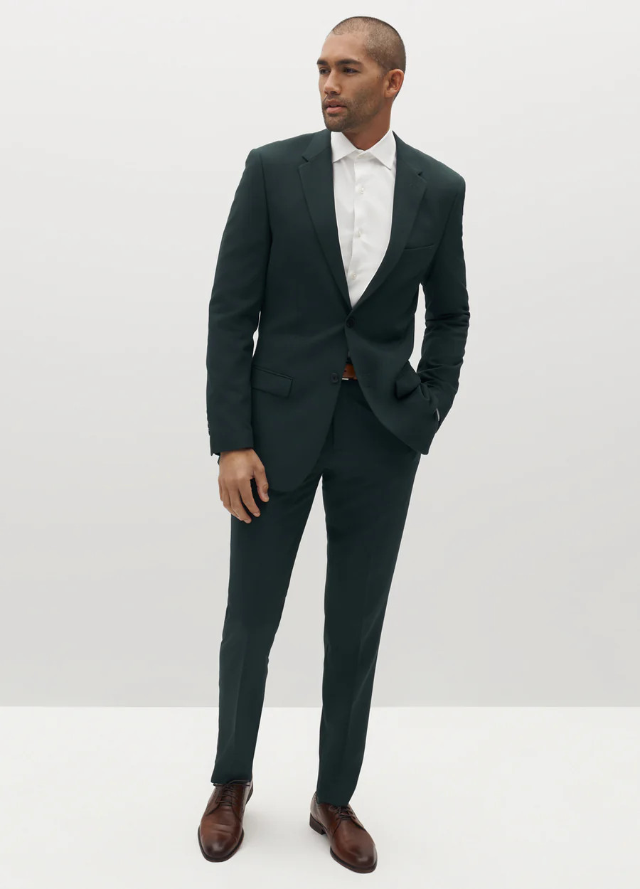 Men's Dark Green Suit | SuitShop