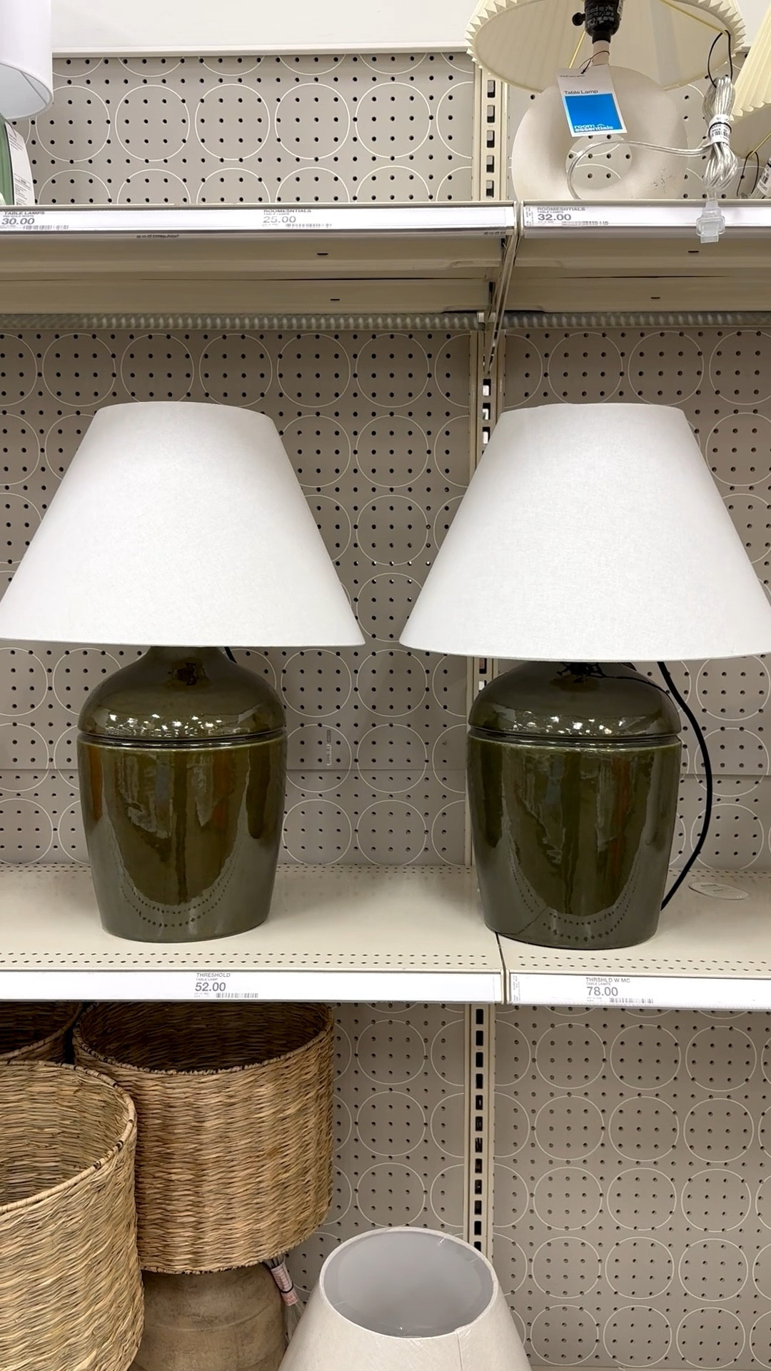 This ceramic table lamp is such a gorgeous green. I’d call it a dressy army or olive green. It’s ‘dressy’ because it has a high gloss shine, and is paired with a crisp empire shade. It’s perfect for an end table, entryway, or reading nook. 

And if you’re a mosaic artist who’s been looking for a lamp base for your artwork, this would make a fun substrate too! For mosaic tips, tutorials + inspiration please visit my YouTube channel: YouTube.com/julieweilbacher. Follow @julieweilbacher on Instagram for all things mosaic art.

#tablelamp #ceramiclamp #greenlamp #lampset #tablelight #target #threshold #studiomcgee #mosaic #sofalight #entrywaytablelight

#LTKHome #LTKFindsUnder100