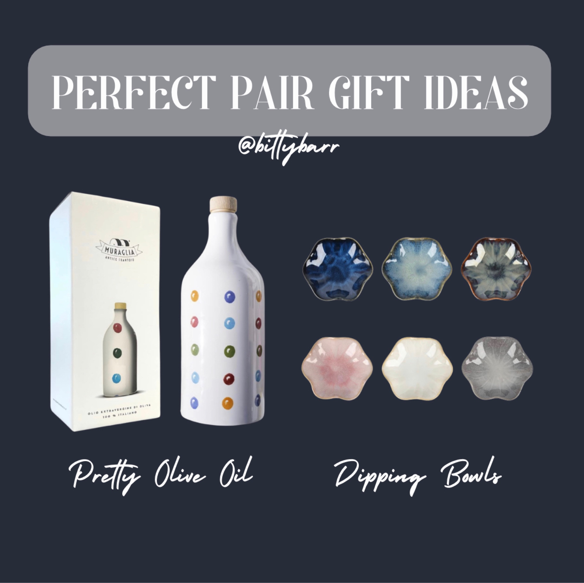 Perfect Pair Gift Ideas: Olive Oil and Dipping Bowls

#LTKGiftGuide #LTKfindsunder50