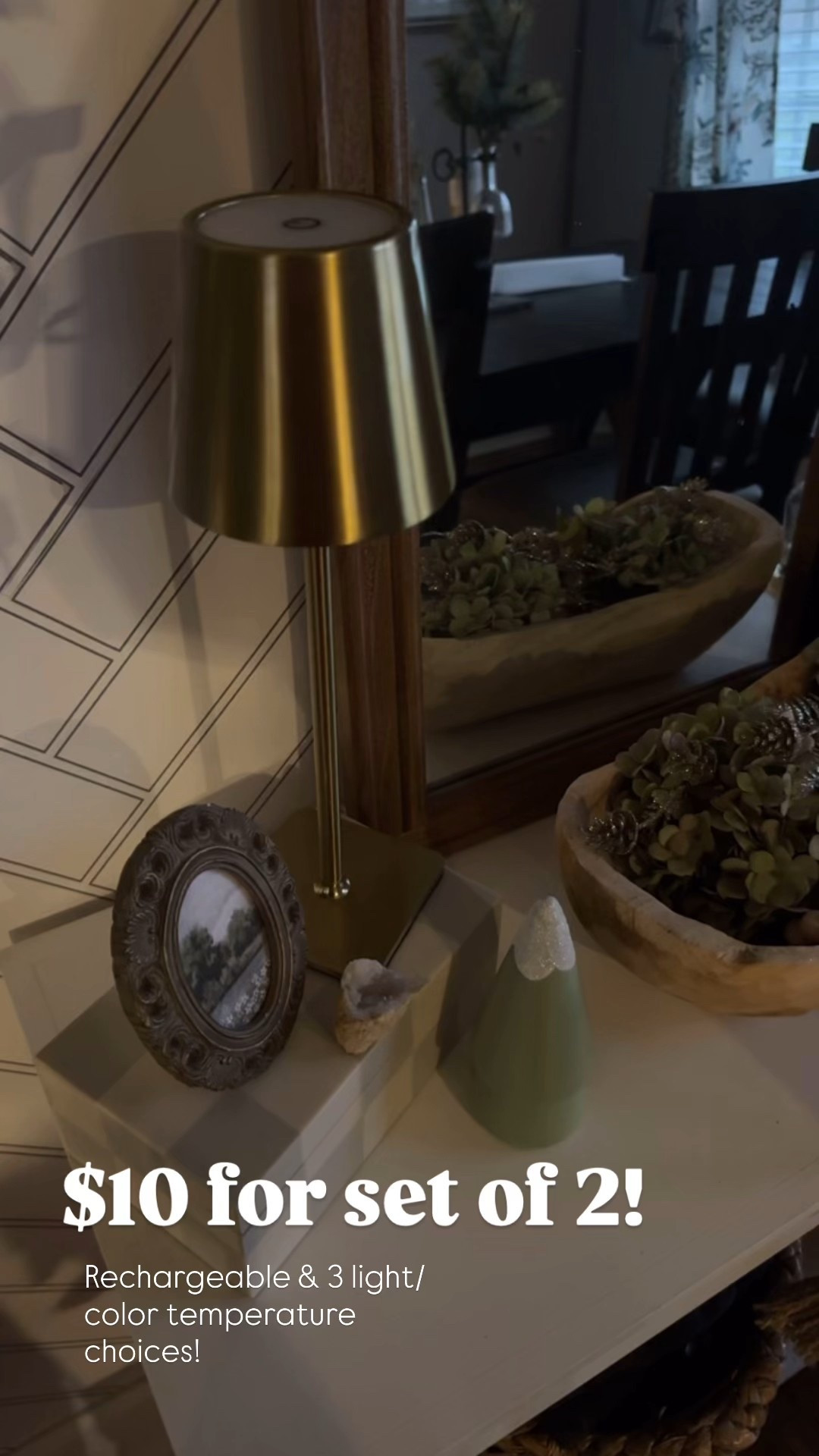 Chargeable touch light 2 pack 