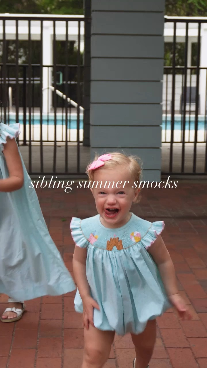 Summer Smocked Outfits for Siblings | Beach Outfits | Summer Smocks from Classic Whimsy | Little Girl Summer Smocked Dresses | Smocked Bubbles for Toddler Girls 

#LTKTravel #LTKKids #LTKFamily