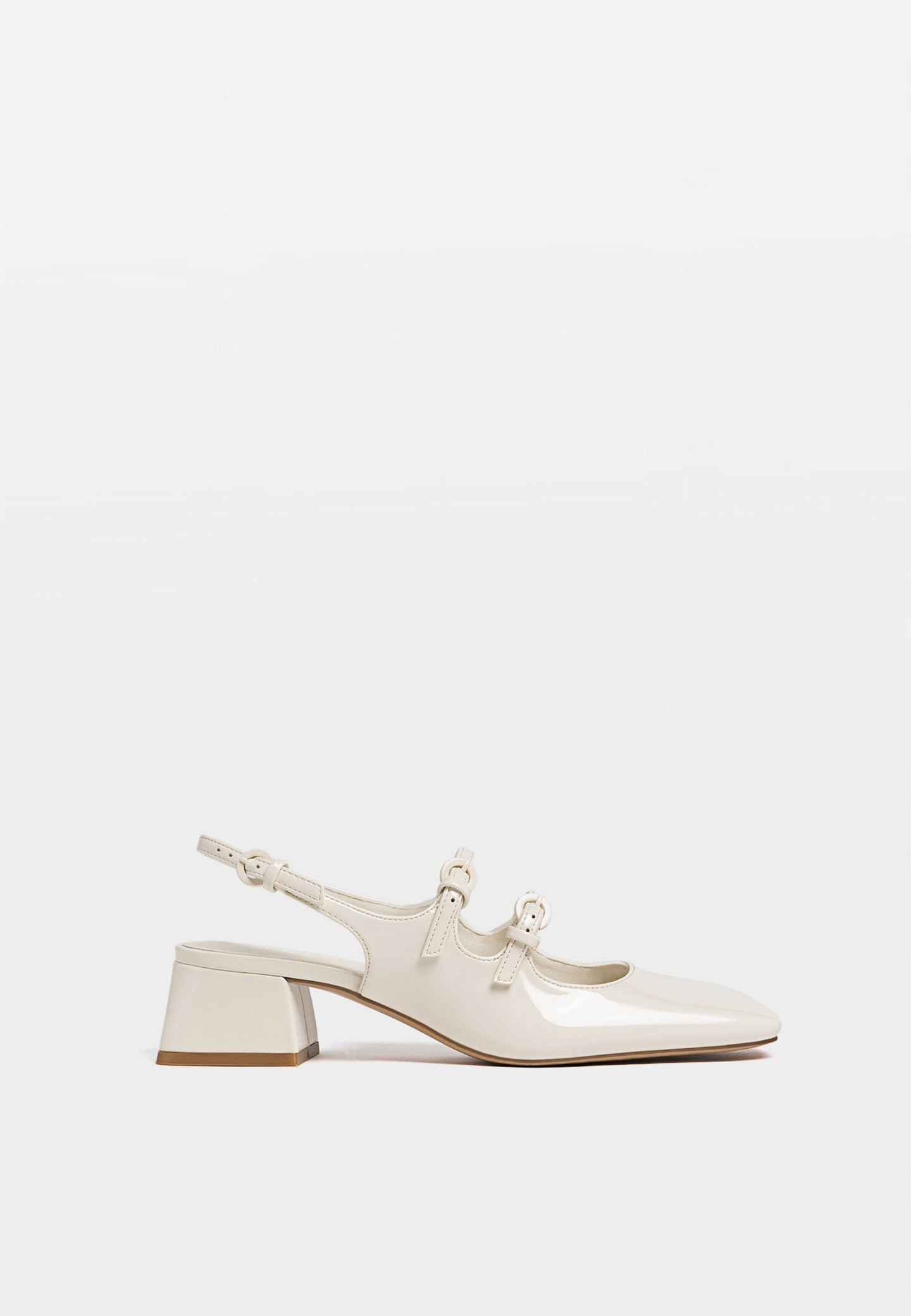 Heeled slingback Mary Jane-style shoes | Stradivarius (UK)