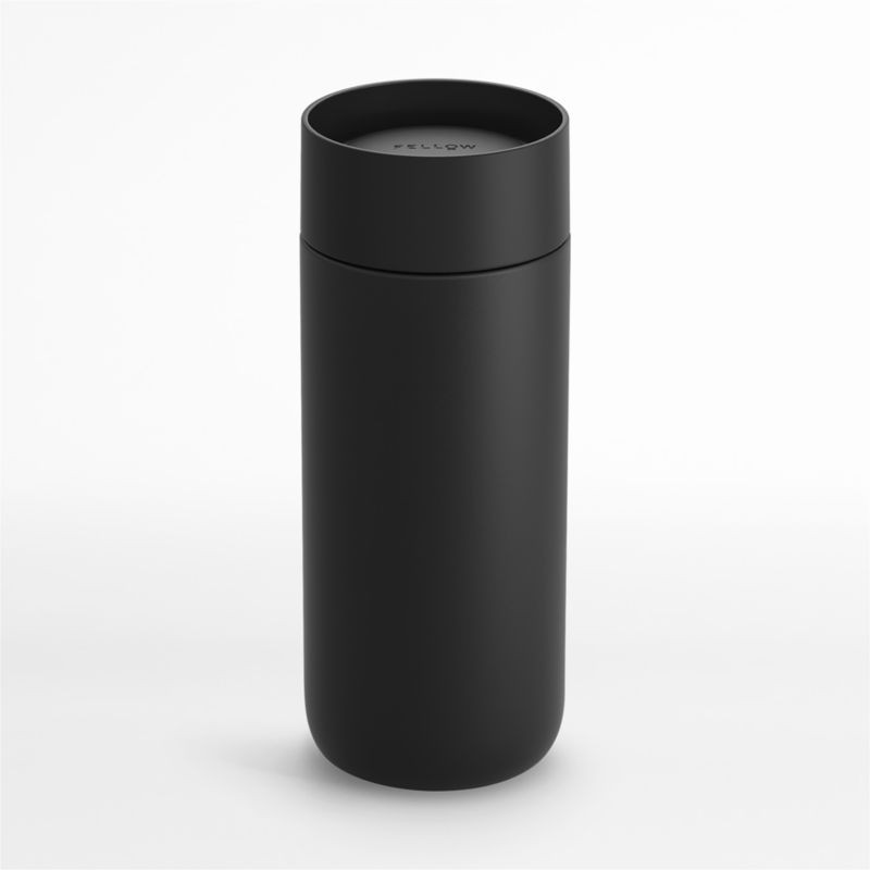 Fellow 16-Oz. Matte Black Carter 360 Mug + Reviews | Crate & Barrel | Crate & Barrel