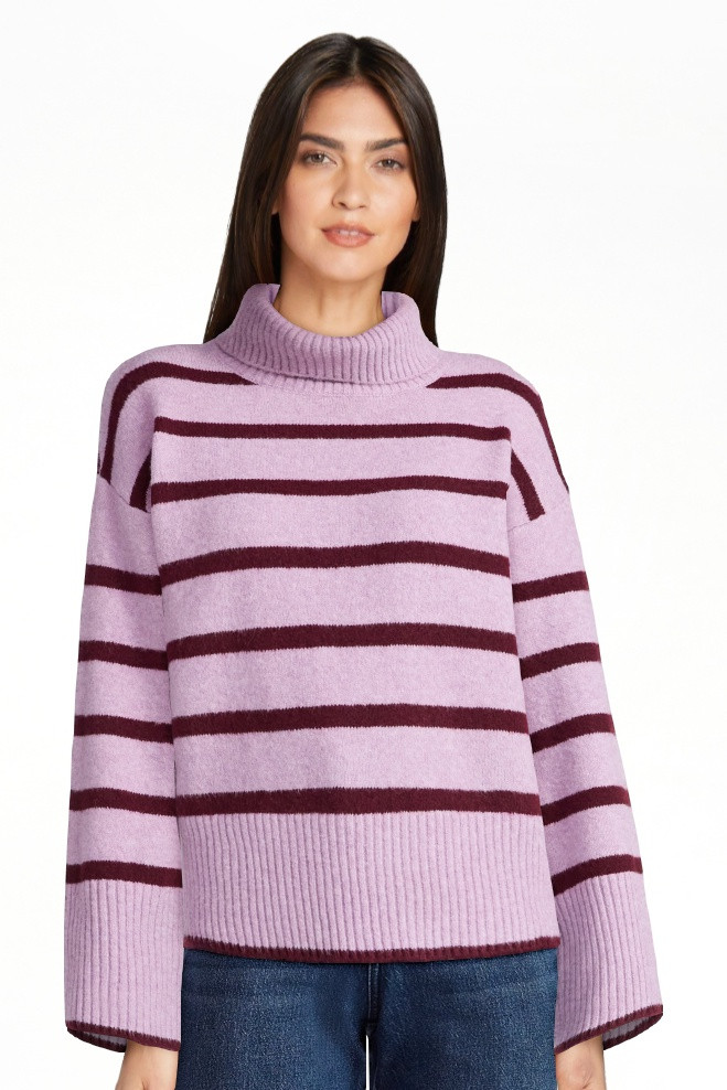Time and Tru Women's Chunky Turtleneck Pullover Sweater with Long Sleeves, Mid-weight, Sizes XS-X... | Walmart (US)