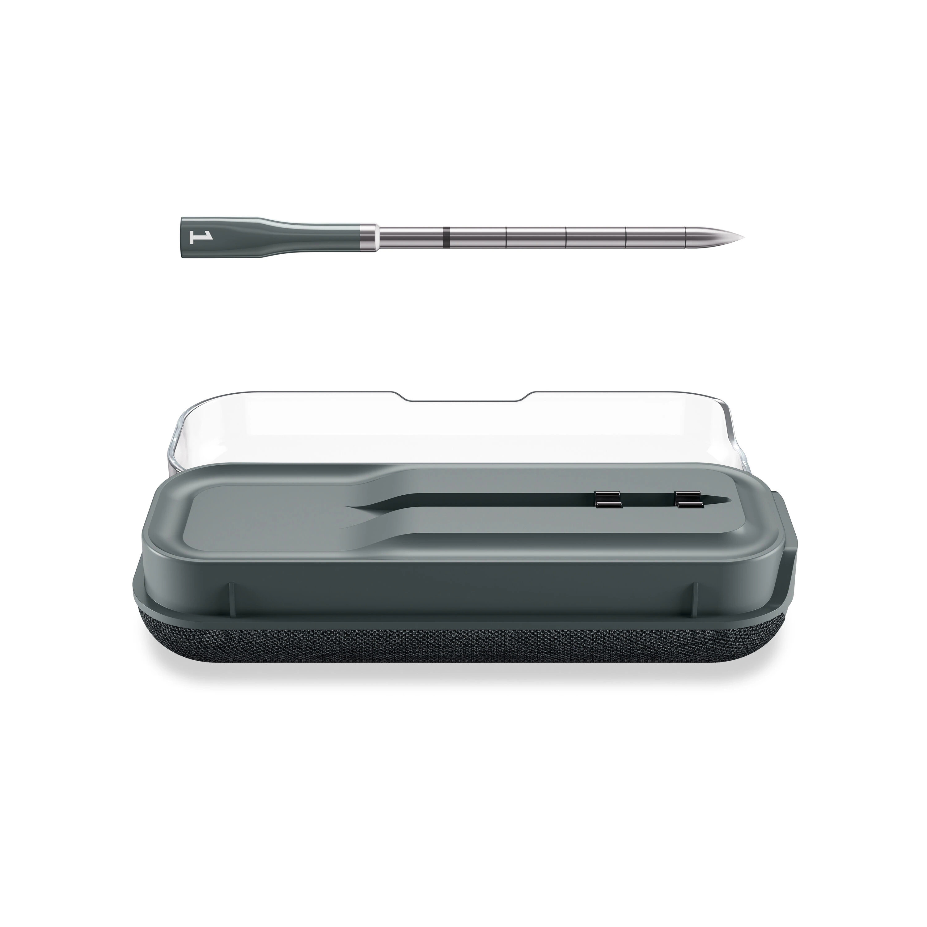 CHEF iQ Digital Probe Bluetooth Compatibility Meat Thermometer one_size in Gray | CQ60-1C-Z2-B | Lowe's