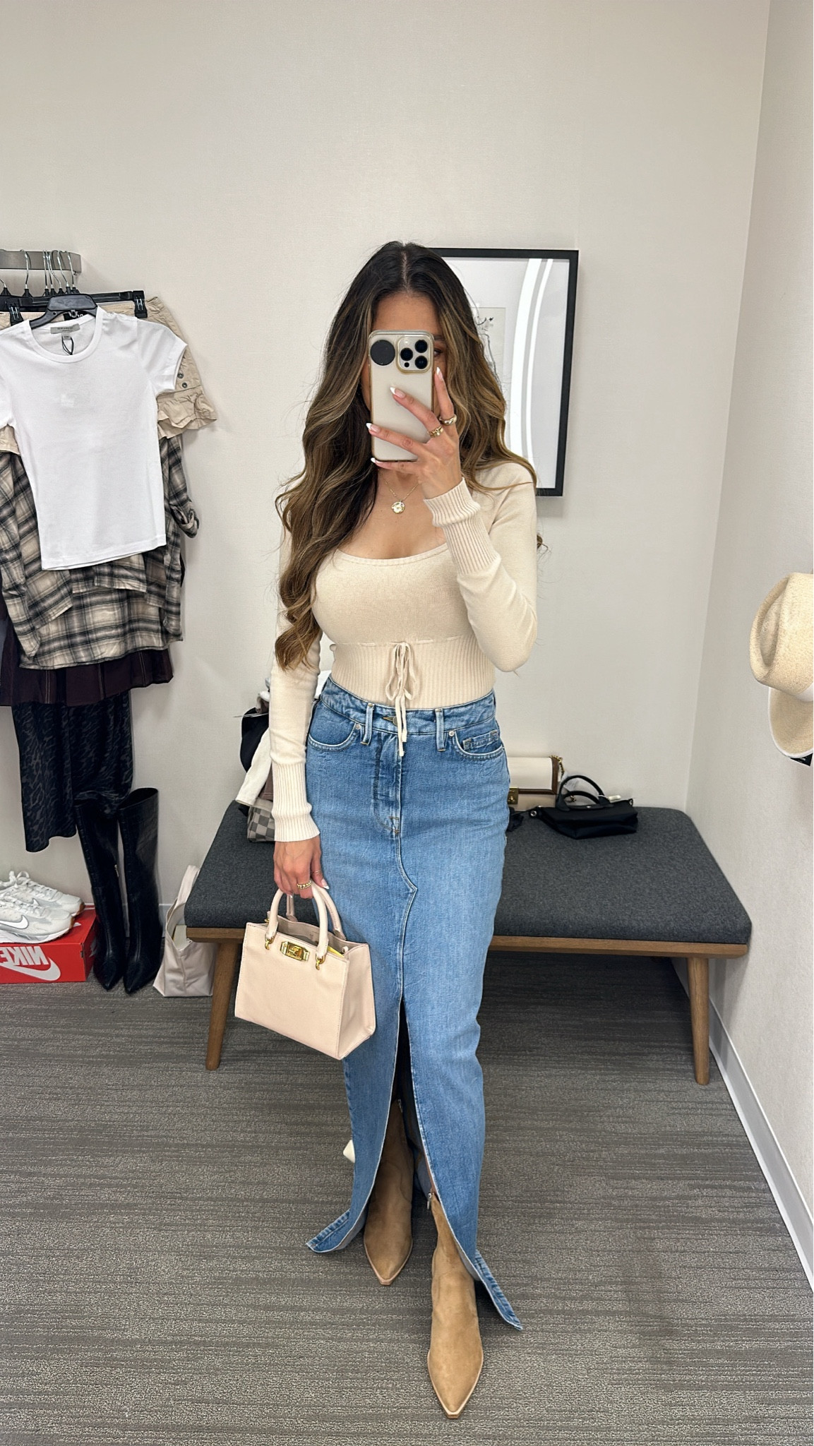 Scroll down to shop! Wearing size Small in my top, 0 in skirt, size 8 in my boots 🩷 Xo!😘 

#LTKStyleTip #LTKxNSale #LTKSaleAlert