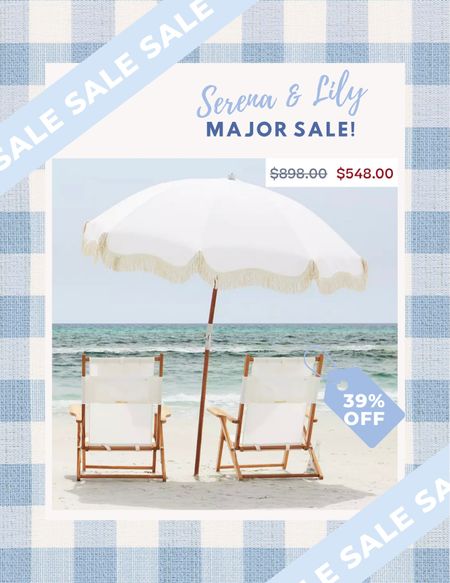 Wow you guys!! This is the lowest I’ve ever seen this beach chair & umbrella set!! 🤯😍☀️🙌🏻

Snag this 3 piece set for just $548!! Also available in a pretty blue stripe! One chair alone normally sells for $300 so to score all 3 for just under $550 is 👏🏻👏🏻👏🏻

#LTKhome #LTKsalealert #LTKSeasonal
