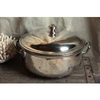 Antique Huge Silverplate Tureen. Swiss Hotel Restaurant Serving Bowl. Silver Soup Covered Dish | Etsy (US)