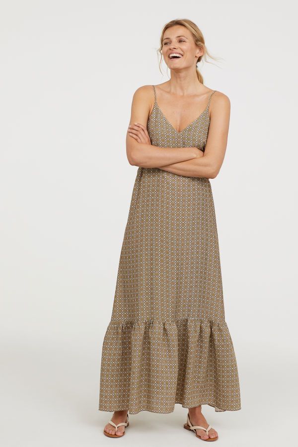 H&M Long V-neck Dress $59.99 | H&M (US + CA)