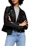 Click for more info about Fred Faux Leather Biker Jacket