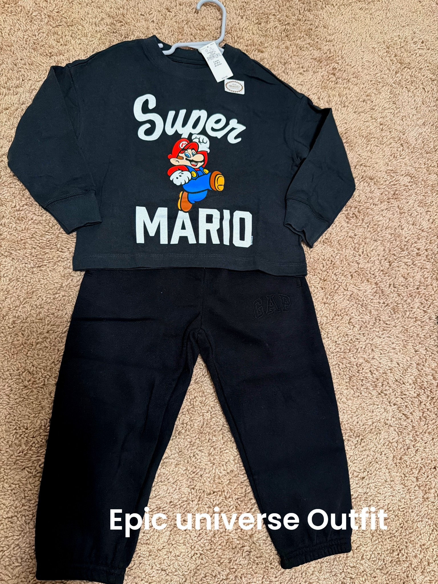 This is one of the outfit that my toddler (2year old ) is going to be wearing during our trip to Epic Universe this month. I live this sweater is not to hot. First time going to Florida during this time of the year so which is luck . 🍀 

#LTKmomlife #LTKHoliday #LTKKids