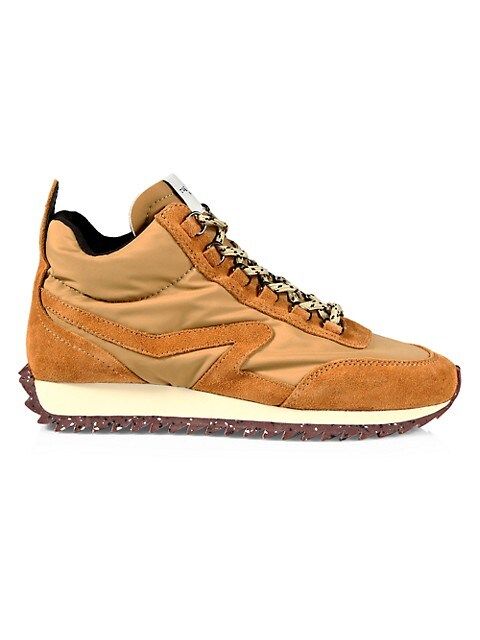 Retro Hiker Suede-Trim Sneakers | Saks Fifth Avenue