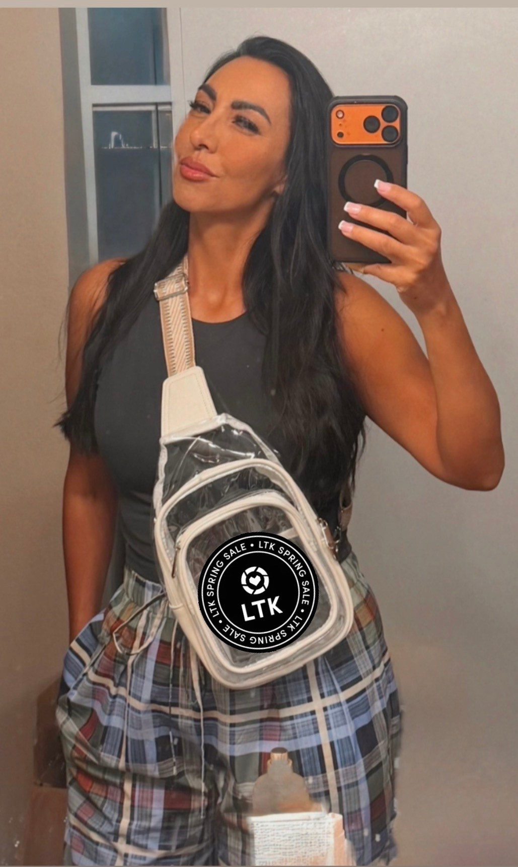 Always rocking my clear sling bag! 🤍

Whether I’m heading to a stadium, traveling, or just going somewhere that requires a see-through bag, this little essential is ALWAYS in my collection.

And honestly, my favorite part? I can actually find my stuff! 😂 No digging around forever trying to find my keys, lip gloss, or whatever else I threw in there.

Practical, cute, and stadium-ready… it’s a fashion essential I’ll always keep in rotation. ✨

#ClearBag #ClearSlingBag #StadiumStyle #FashionEssentials #EverydayStyle #AgelessStyle #FashionOver50 #StyleOver50 #PracticalAndCute #FashionFinds #StyleInspo

#LTKdayinmylife #LTKTravel #LTKWorkwear