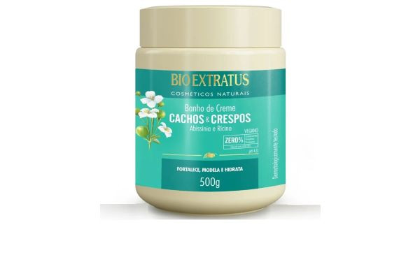 Banho de creme para cabelos crespos e cacheados. Promove tratamento intenso de hidratação e nut... | Beleza Na Web (BR)