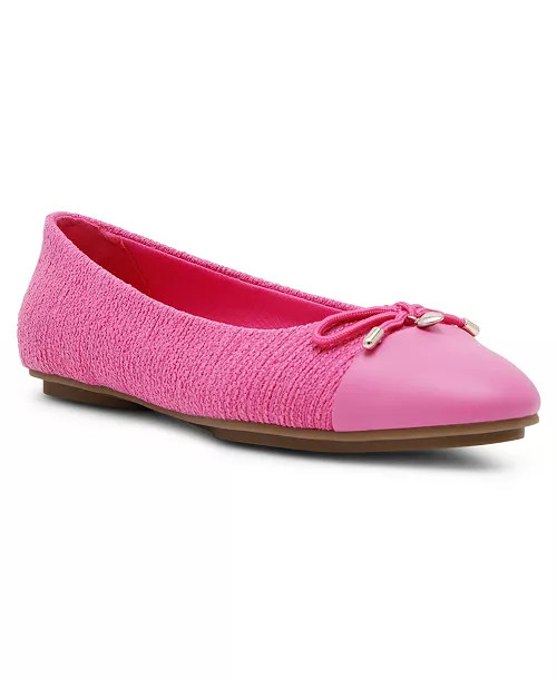 Women's Luci Cap Toe Ballet Flats | Macy's