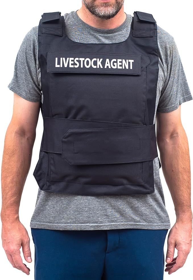 Livestock Agent Wyoming Police Vest Halloween Costume Cosplay | Amazon (US)