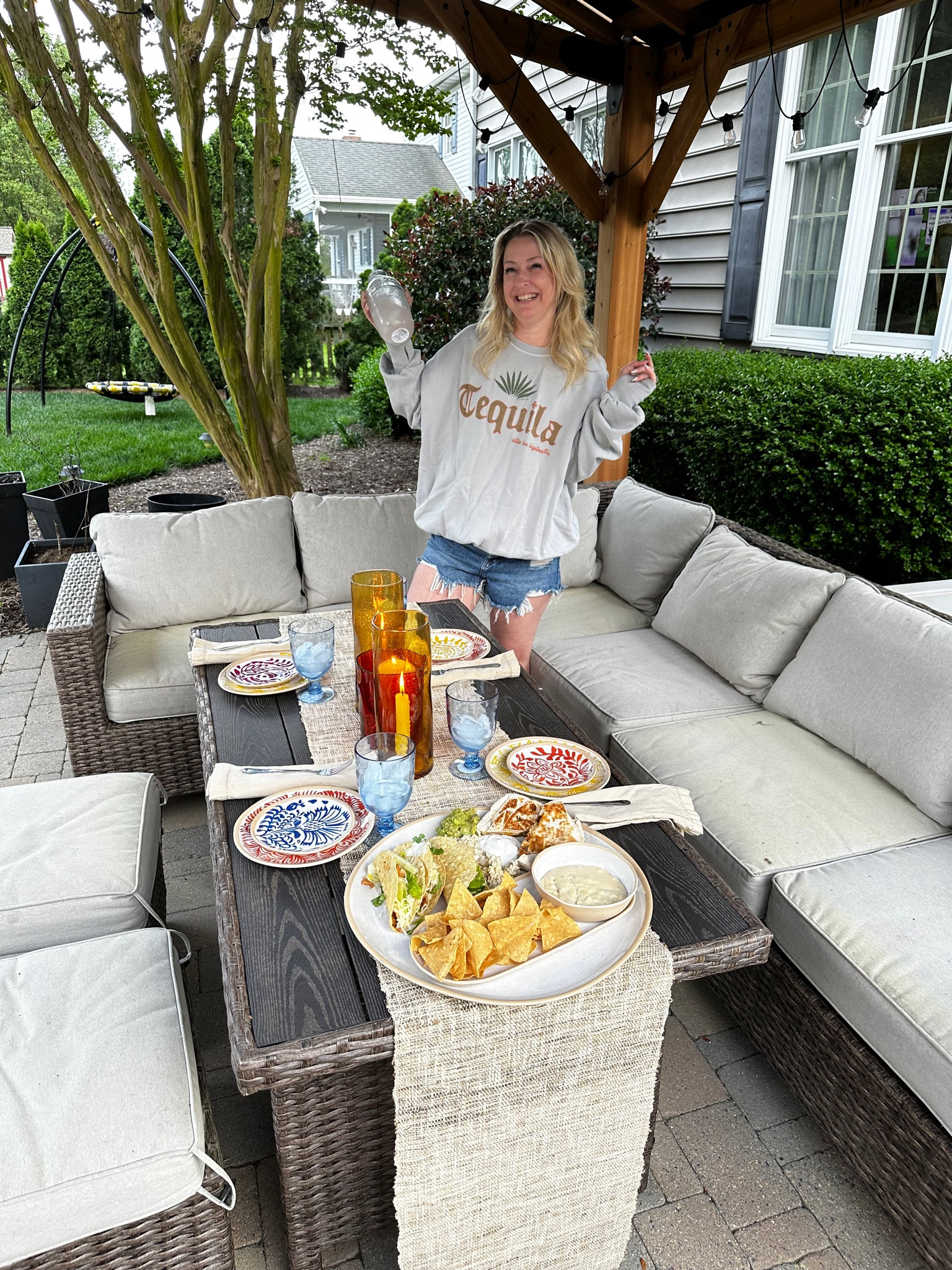 Cinco de Mayo 
Tequila sweatshirt
Table setting
Taco party
Dinner hosting 
Outdoor dining



#LTKover40 #LTKhome #LTKparties