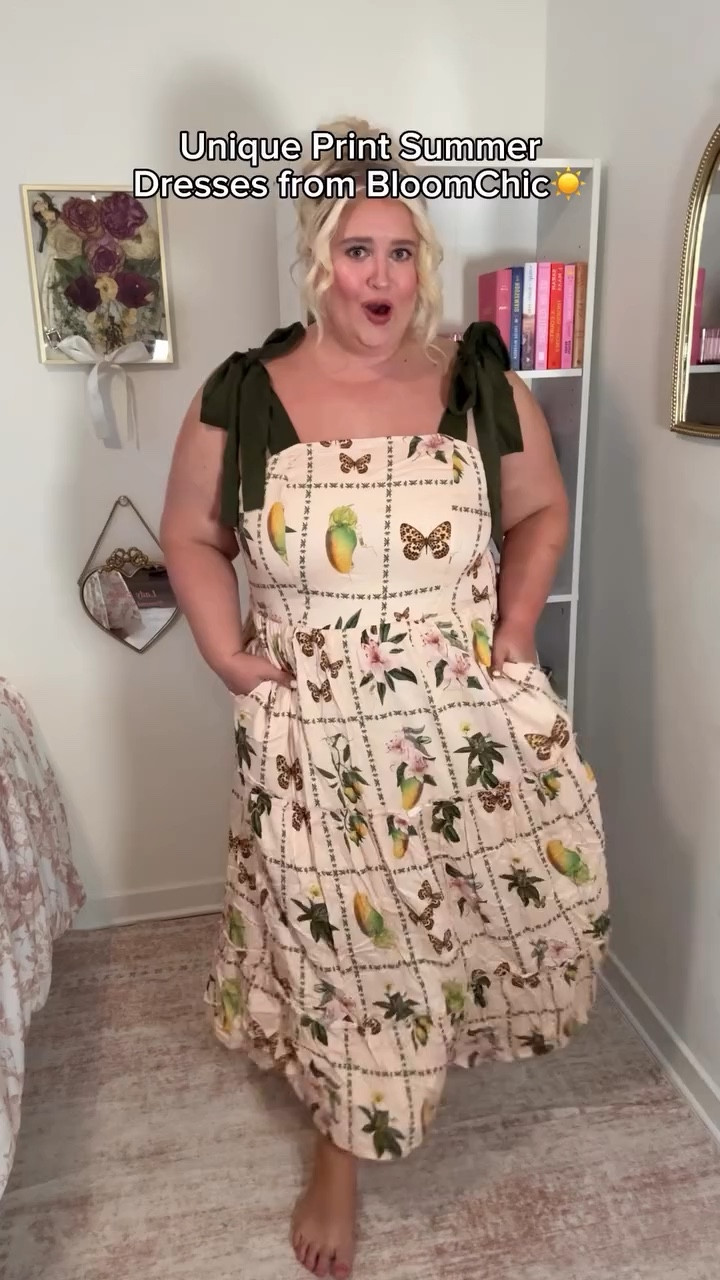 more cute dresses from @bloomchic 😍💗 #bloomchic #plussize #plussizefashion #plussizedress 🔗 in bi0