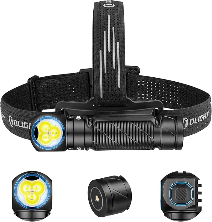 OLIGHT Perun 3 Rechargeable Headlamp Flashlight, 3000 Lumens LED Headlight with Red Light, Waterp... | Amazon (US)