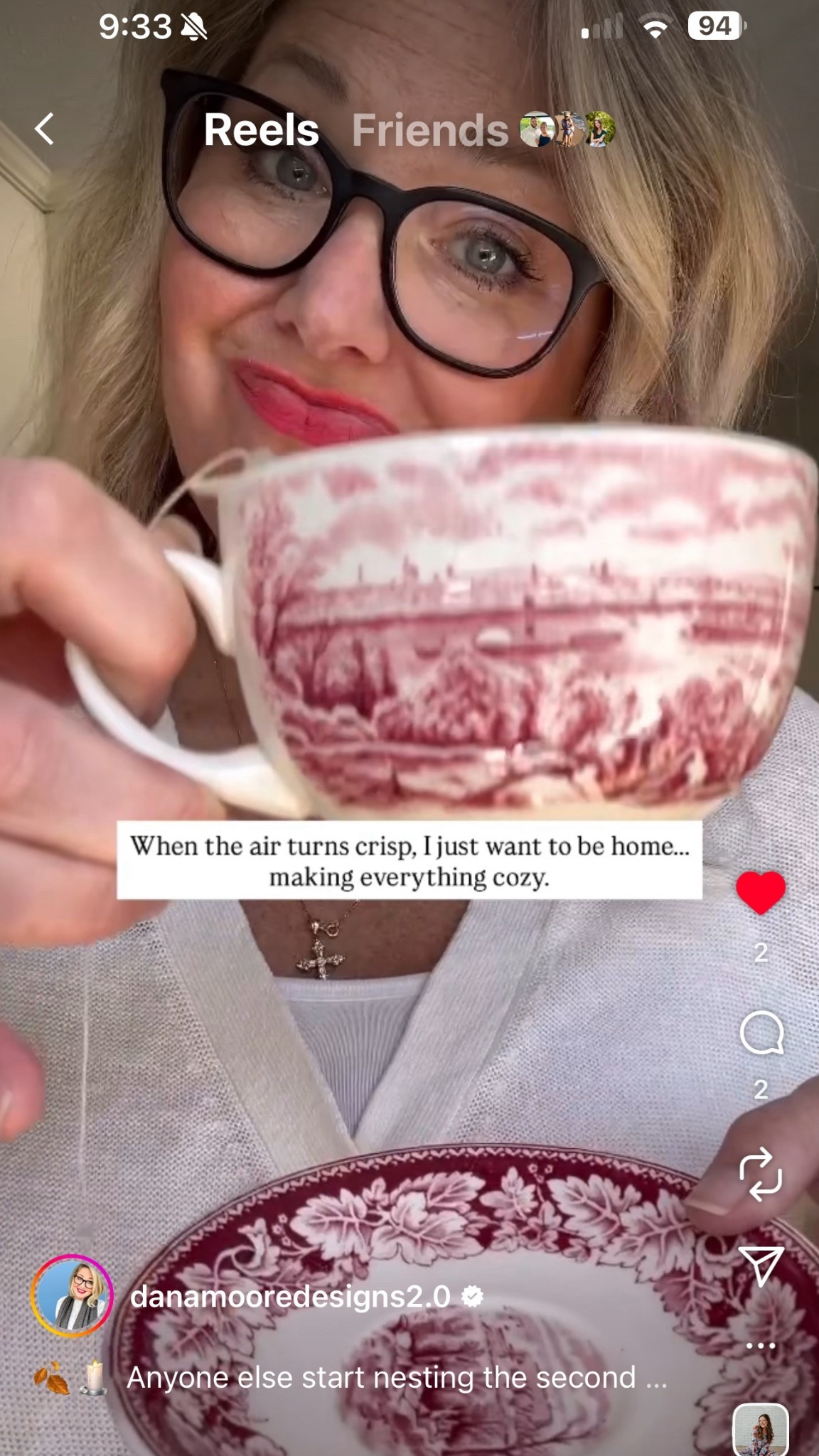 I bring these dishes out in the fall and they will last me through the holidays. I love this courier and Ives pattern. I look for it anytime I go antiquing or to Estate Sales or to thrift stores, but you can also buy it here my husband has been buying pieces of this collection for years for me every Christmas and I just adore the little patterns.

#LTKStyleTip #LTKOver40 #LTKHome