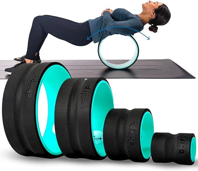 Chirp Wheel Foam Roller - Targeted Muscle Roller for Deep Tissue Massage, Back Stretcher with Foa... | Amazon (US)