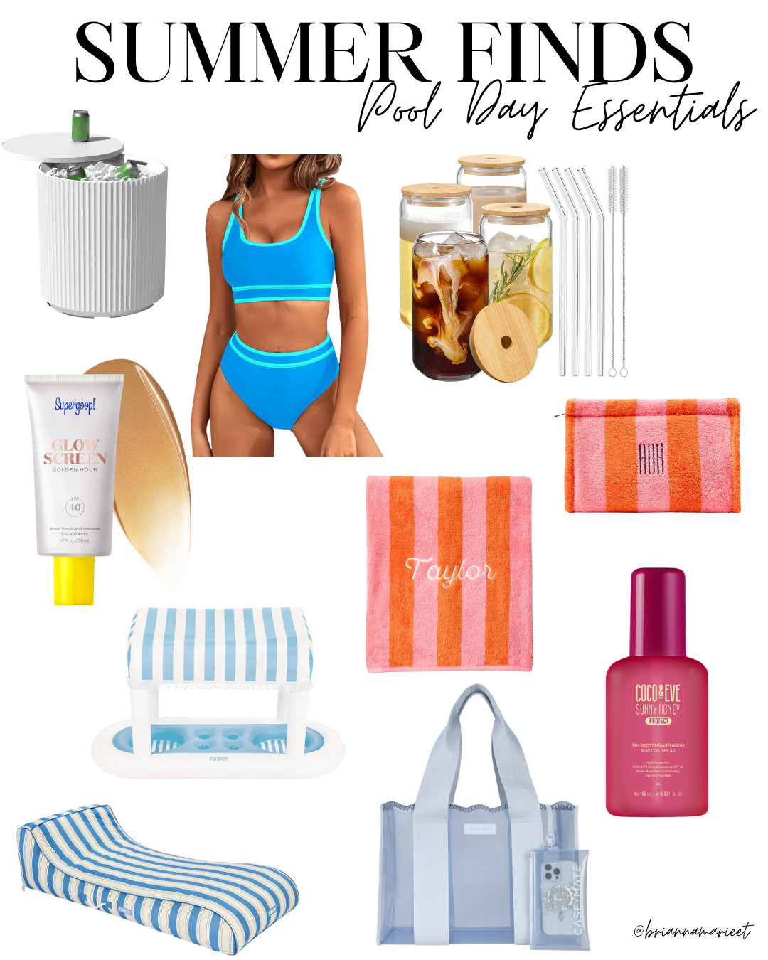 Some great essentials for spending the day by the pool! 

 #LTKdayinmylife #LTKSwim #LTKTravel