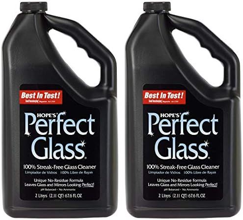 HOPE'S Perfect Streak-Free Glass Cleaner Refill, Pack of 2, 67.6 Ounce, 2 Count | Amazon (US)