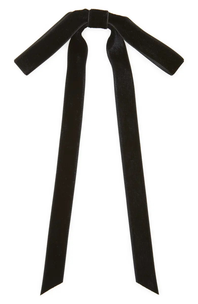 Aida Velvet Bow Barrette | Nordstrom