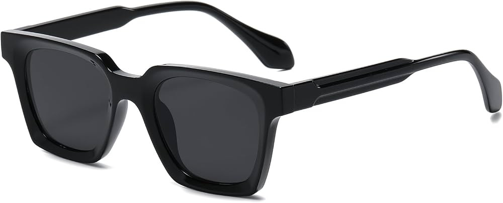 Fashion Square Sunglasses for Women Men Trendy Classic Square Frame Sun Glasses Designer Style (B... | Amazon (US)