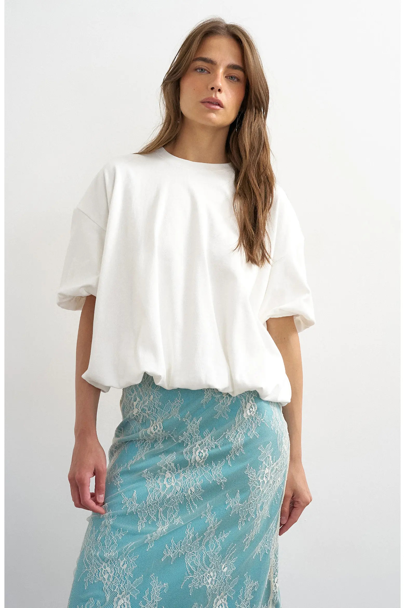 Topshop Bubble Hem T-Shirt (Women) | Nordstrom | Nordstrom