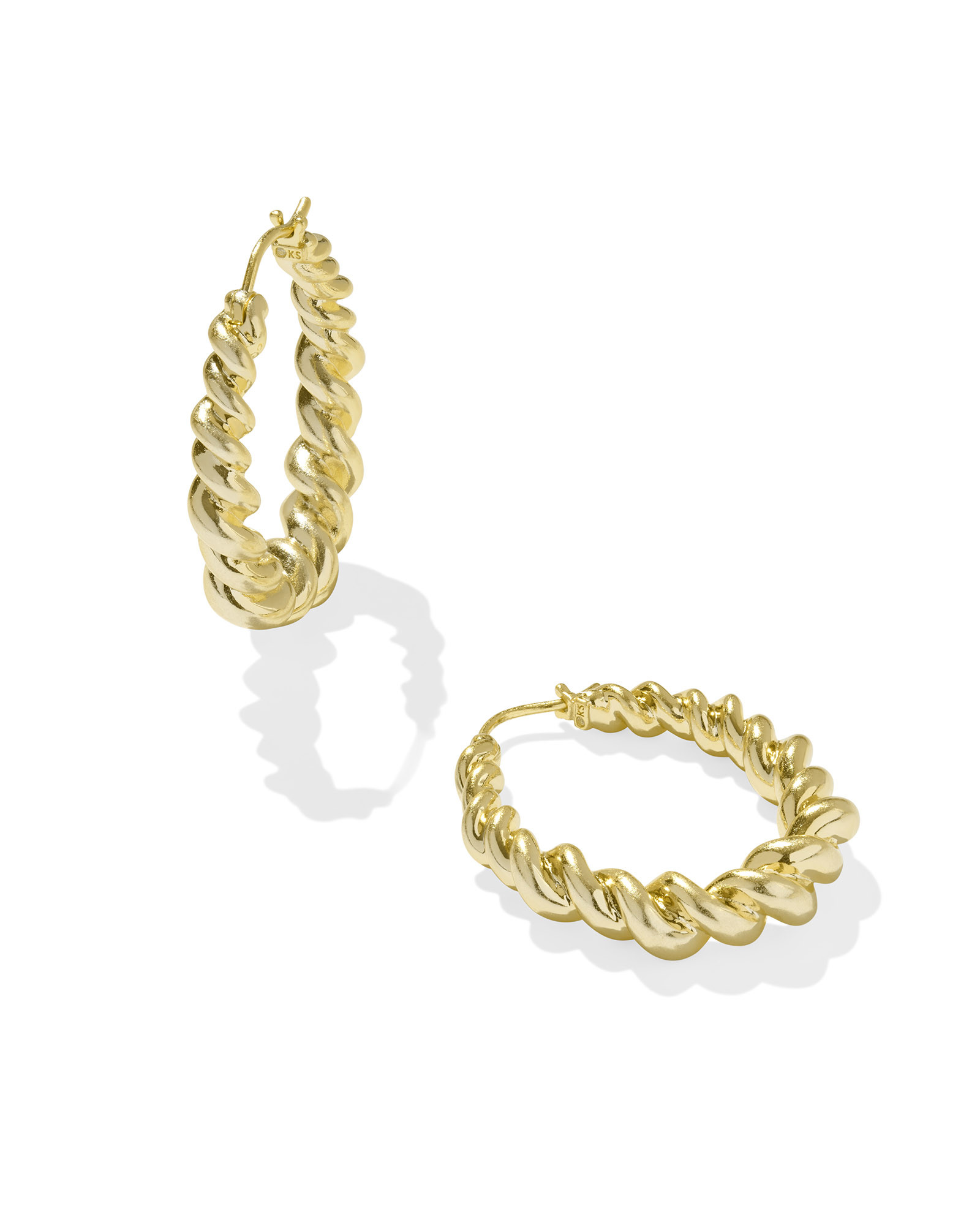 Haisley Hoop Earrings in Gold | Kendra Scott
